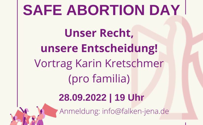 Safe Abortion Day – Vortrag mit Karin Kretschmer